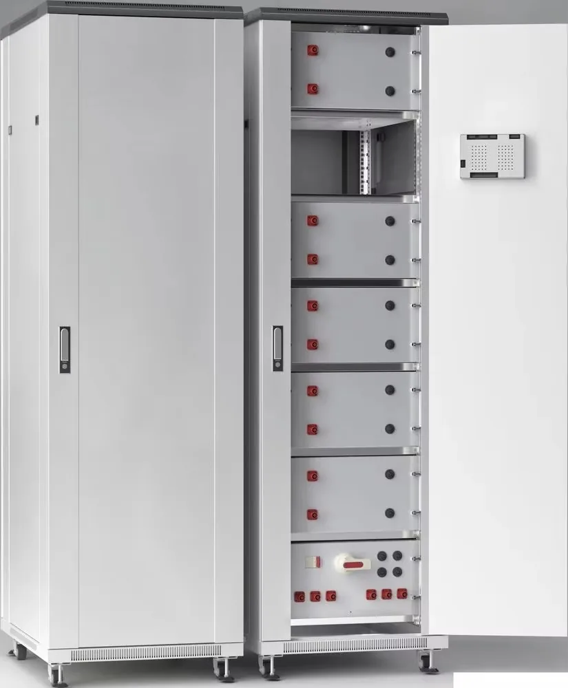 High-voltage lithium battery cabinet, open