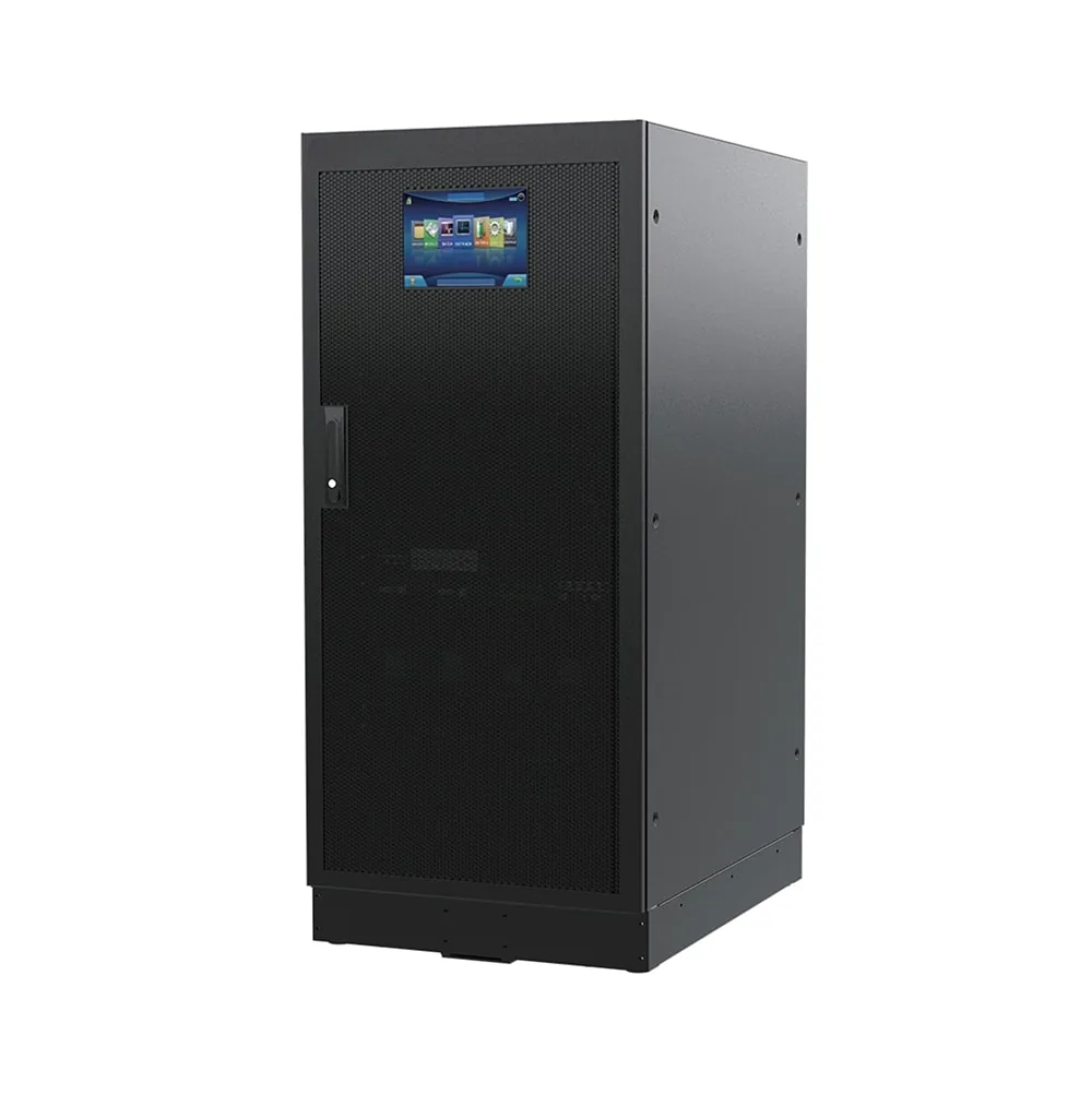 Modular online UPS cabinet with touch screen