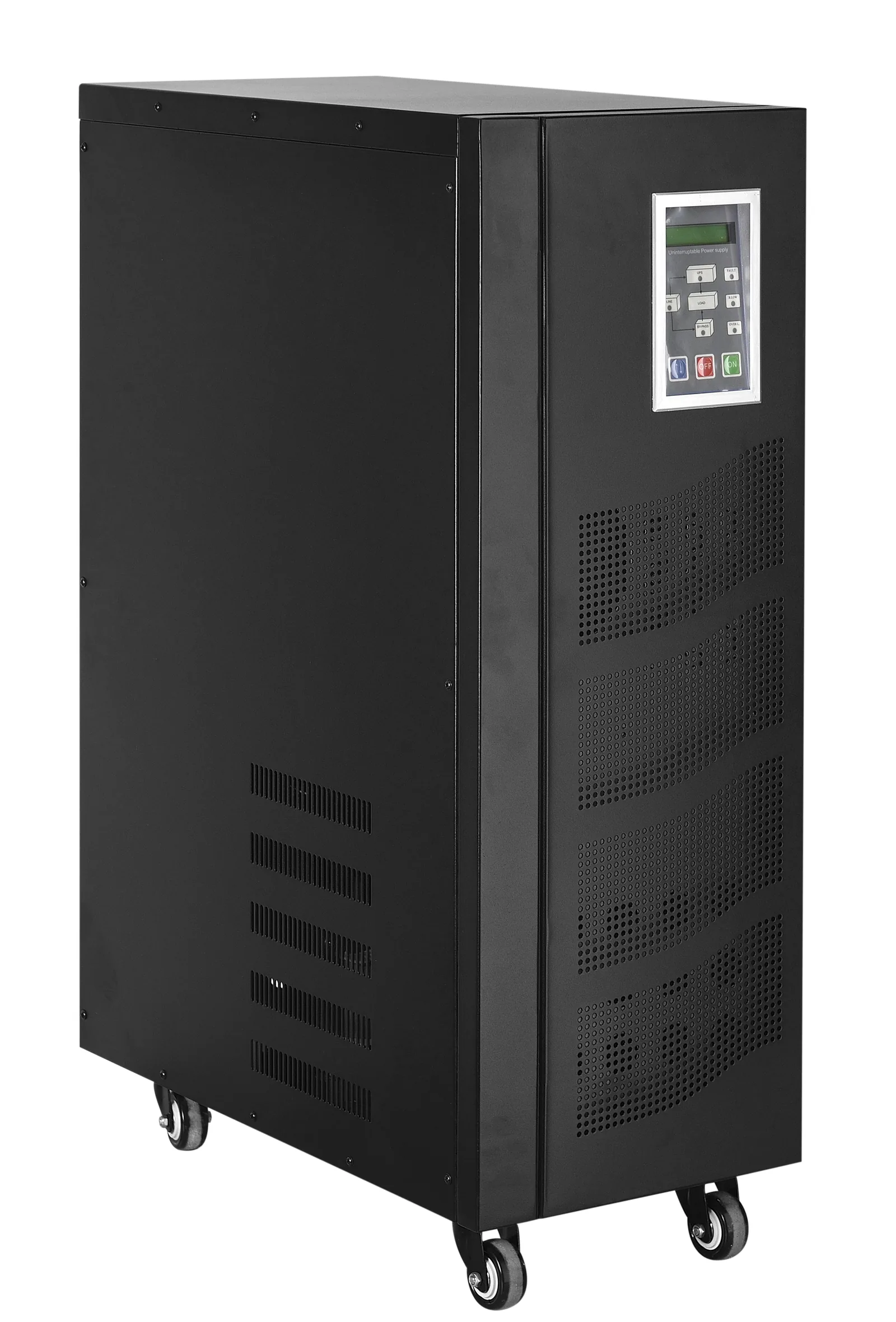 Three-in single-out industrial UPS, 10–15 kVA